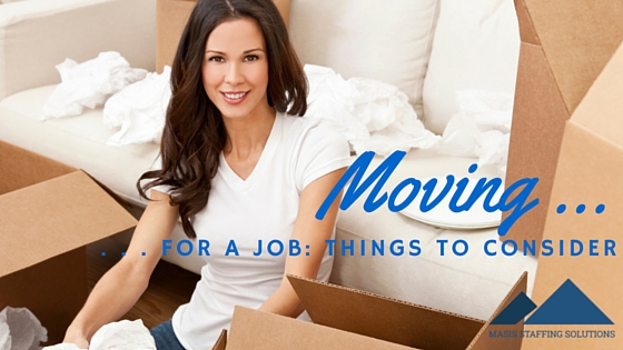 Moving for a job