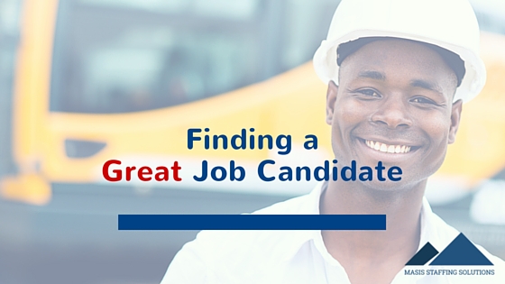 Finding a great job candidate