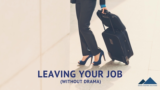 leaving your job