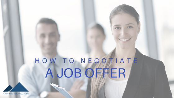 negotiate a job offer